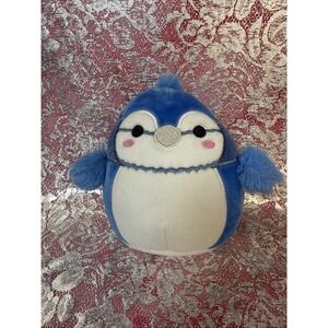 Squishmallow 5 Inch Mini Babs The Blue Jay‎ Bird KellyToy, Super Soft